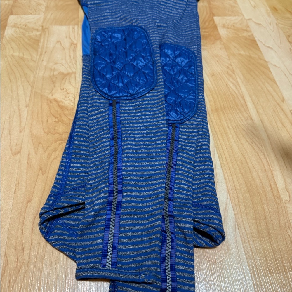Lululemon Athletica Blue and Gray Striped Top Size L - Picture 6 of 15